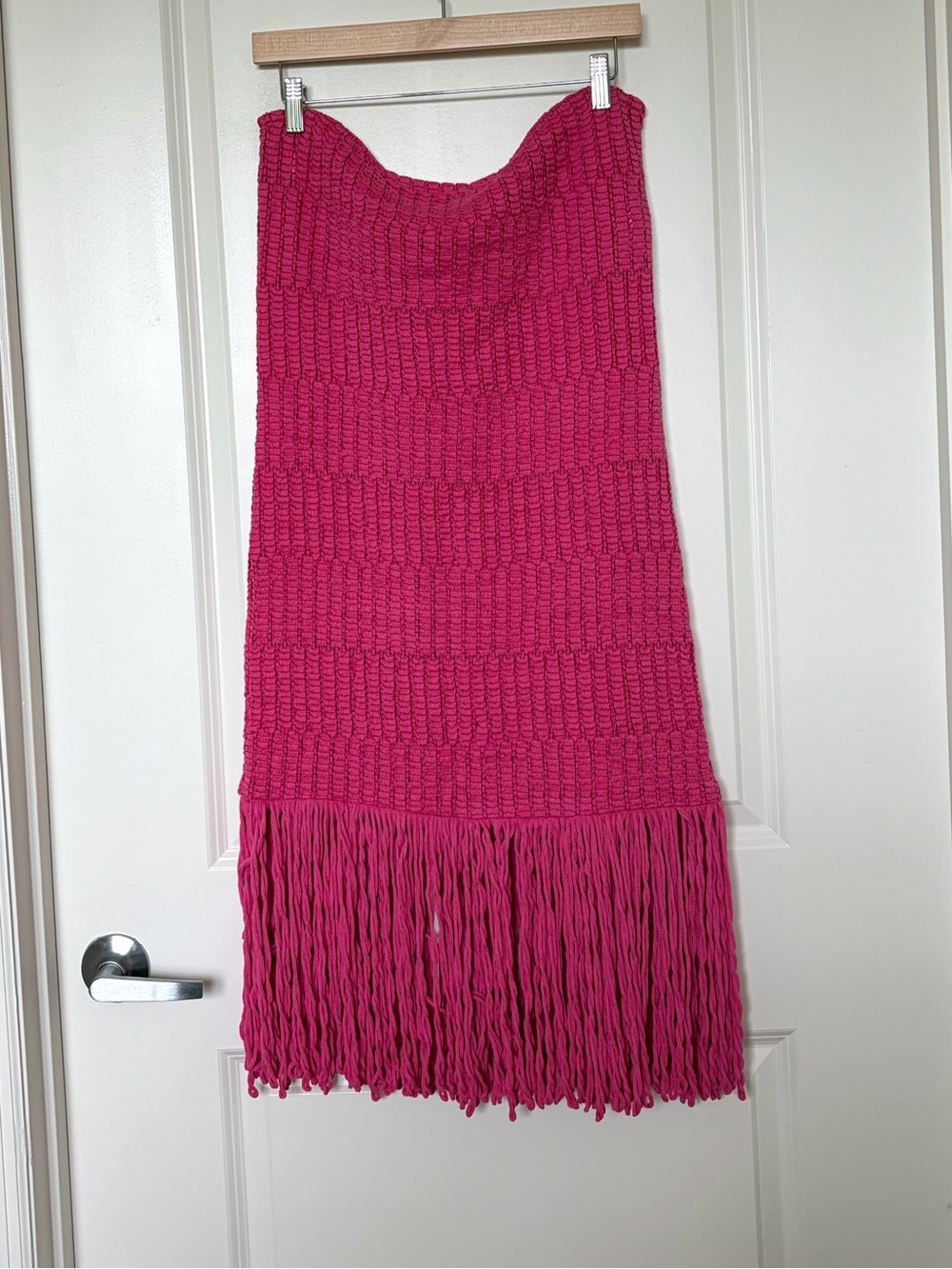 CELANDINE/ Anthropologie: Crotchet Strapless Dress